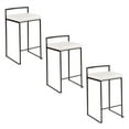 thumbnail image 1 of LumiSource Fuji Stacker 26" Fixed-Height Counter Stool - Set of 3, 1 of 6