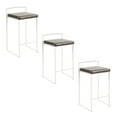 thumbnail image 1 of LumiSource Fuji Stacker 26" Fixed-Height Counter Stool - Set of 3, 1 of 11