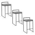 thumbnail image 1 of LumiSource Fuji Stacker 26" Fixed-Height Counter Stool - Set of 3, 1 of 6