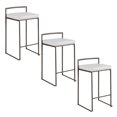 thumbnail image 1 of LumiSource Fuji Stacker 26" Fixed-Height Counter Stool - Set of 3, 1 of 6
