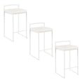 thumbnail image 1 of LumiSource Fuji Stacker 26" Fixed-Height Counter Stool - Set of 3, 1 of 6