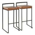 thumbnail image 1 of LumiSource Fuji Stacker Barstool - Set of 2, 1 of 8