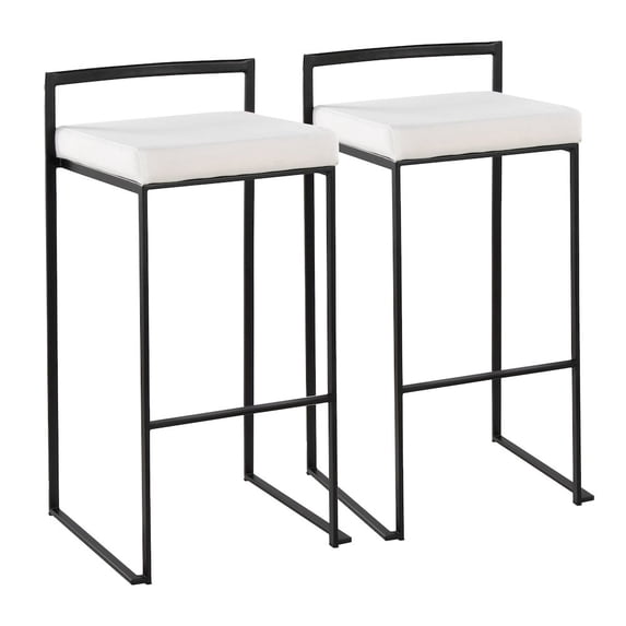 LumiSource Fuji Stacker Barstool - Set of 2