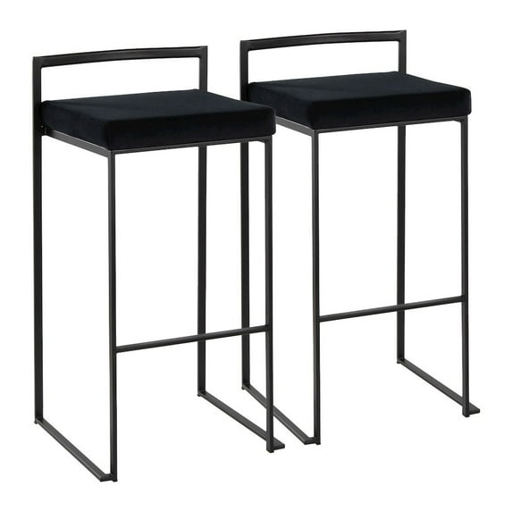 LumiSource Fuji Stacker Barstool - Set of 2