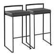 thumbnail image 1 of LumiSource Fuji Stacker Barstool - Set of 2, 1 of 8