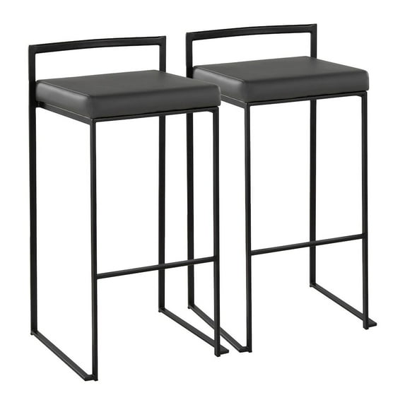 LumiSource Fuji Stacker Barstool - Set of 2