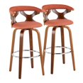 thumbnail image 1 of Gardenia 30" Fixed-Height Bar Stool, Bar Chairs, Swivel Bar Stools, Bar Stools Set of 2, 1 of 6