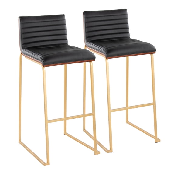 Mason Mara 30" Fixed-Height Bar Stool, Bar Chairs, Bar Stools Set of 2