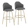 thumbnail image 1 of Lumisource Ahoy Set Of 2 Bar Stool With Gold Metal B30-AHOYUP CLAIREG2 AUGY2, 1 of 7