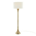 thumbnail image 1 of 65" Plated Gold Metal Stick Slim Floor Lamp, 1 of 3