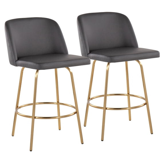 Toriano Counter Stools for Kitchen Counter, Counter Height Chairs, Bar Stools Set of 2, Counter Height Chairs, Bar Stools For Kitchen Island