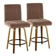 thumbnail image 1 of LumiSource Hank 26" Fixed-Height Counter Stool - Set of 2, 1 of 10