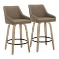 thumbnail image 1 of LumiSource Hannah 26" Fixed-Height Counter Stool - Set of  2, 1 of 11