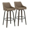 thumbnail image 1 of LumiSource Hannah 30" Fixed-Height Barstool - Set of 2, 1 of 10