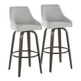 thumbnail image 1 of LumiSource Hannah 30" Fixed-Height Barstool - Set of 2, 1 of 10