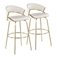thumbnail image 1 of LumiSource Jie 30" Fixed-Height Barstool - Set of 2, 1 of 6