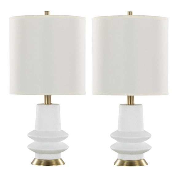 LumiSource Lloyd 26" Polyresin Table Lamp  - Set of 2