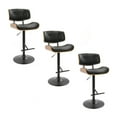 thumbnail image 1 of LumiSource Lombardi Adjustable Barstool - Set of 3, 1 of 6