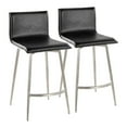 thumbnail image 1 of LumiSource Mara Upholstered 26" Fixed-Height Counter Stool - Set of 2, 1 of 13