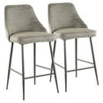 thumbnail image 1 of LumiSource Marcel 25.25 in. Upholstered Counter Stool - Set of 2, 1 of 2