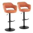 thumbnail image 1 of LumiSource Margarite Adjustable Barstool - Set of 2, 1 of 8