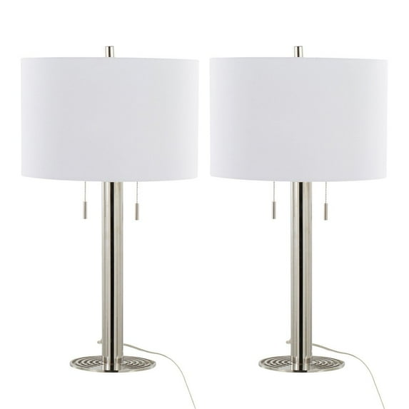 LumiSource Master 29" Metal Table Lamp - Set of 2