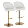 thumbnail image 1 of LumiSource Matisse Highback Adjustable Barstool - Set of 2, 1 of 10