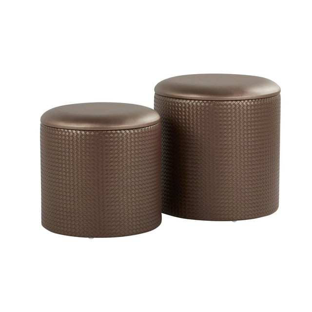 LumiSource Maverick Nesting Ottoman Set