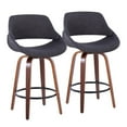 thumbnail image 1 of LumiSource Multi Fabrico 26" Fixed-Height Counter Stool - Set of 2, 1 of 4