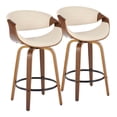 thumbnail image 1 of Symphony Counter Stools for Kitchen Counter in Faux Leather, Counter Height Chairs, Bar Stools Set of 2, Counter Height Chairs, Bar Stools For Kitchen Island, 1 of 10