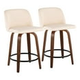 thumbnail image 1 of LumiSource Multi Toriano 24" Fixed-Height Counter Stool - Set of 2, 1 of 6
