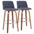 thumbnail image 1 of Toriano 30" Fixed-Height Bar Stool, Bar Chairs, Swivel Bar Stools, Bar Stools Set of 2, 1 of 6