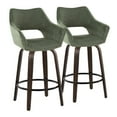 thumbnail image 1 of LumiSource Mustang 26" Fixed-Height Counter Stool - Set of 2, 1 of 6