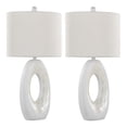 thumbnail image 1 of LumiSource Pearl 29" Polyresin Table Lamp - Set of 2, 1 of 6