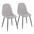 thumbnail image 1 of LumiSource Pebble Chair - Set of 2, 1 of 11