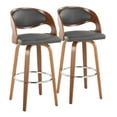 thumbnail image 1 of LumiSource Pino 30" Fixed-height Barstool - Set Of 2, 1 of 5