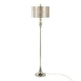 thumbnail image 1 of LumiSource Polished Nickel, White Linen Ashland 63" Metal Floor Lamp, 1 of 5