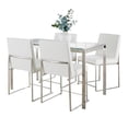 thumbnail image 1 of LumiSource Silver Fuji High Back Dining Set - 5 Piece, 1 of 6