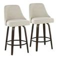 thumbnail image 1 of LumiSource Studded Marcel 27" Fixed-Height Counter Stool - Set of  2, 1 of 12