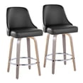 thumbnail image 1 of LumiSource Studded Marcel 27" Fixed-Height Counter Stool - Set of 2, 1 of 11