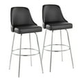 thumbnail image 1 of LumiSource Studded Marcel 30" Fixed-Height Barstool - Set of 2, 1 of 9