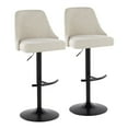 thumbnail image 1 of LumiSource Studded Marcel Adjustable Barstool - Set of  2, 1 of 11