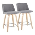 thumbnail image 1 of Toriano Counter Stools for Kitchen Counter, Counter Height Chairs, Bar Stools Set of 2, Counter Height Chairs, Bar Stools For Kitchen Island, 1 of 6
