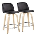 thumbnail image 1 of Toriano Counter Stools for Kitchen Counter, Counter Height Chairs, Bar Stools Set of 2, Counter Height Chairs, Bar Stools For Kitchen Island, 1 of 6