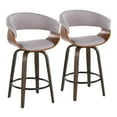 thumbnail image 1 of LumiSource Vintage Mod 26" Fixed-Height Counter Stool - Set of 2, 1 of 6