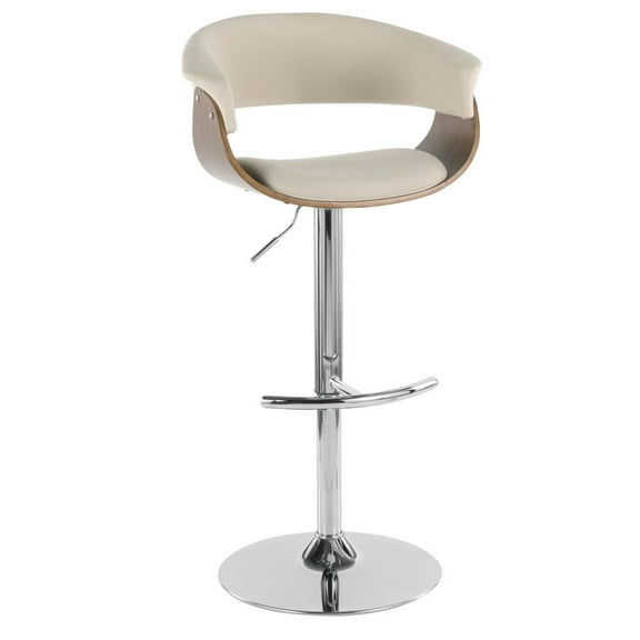 LumiSource Vintage Mod Adjustable Barstool