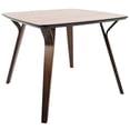 thumbnail image 1 of Folia Mid-Century Modern Dinette Table in Walnut by LumiSource, 1 of 4