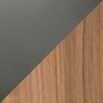 thumbnail image 1 of Mara 26" Contemporary Counter Stool in Brushed Stainless Steel, Walnut Wood, and Grey Faux Leather by LumiSource - Set of 2, 1 of 10