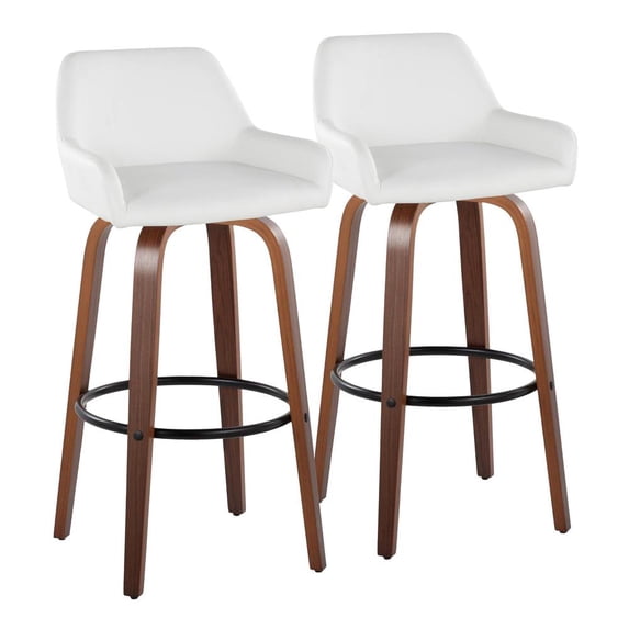 Daniella 30" Fixed-Height Bar Stool, Bar Chairs, Swivel Bar Stools, Bar Stools Set of 2