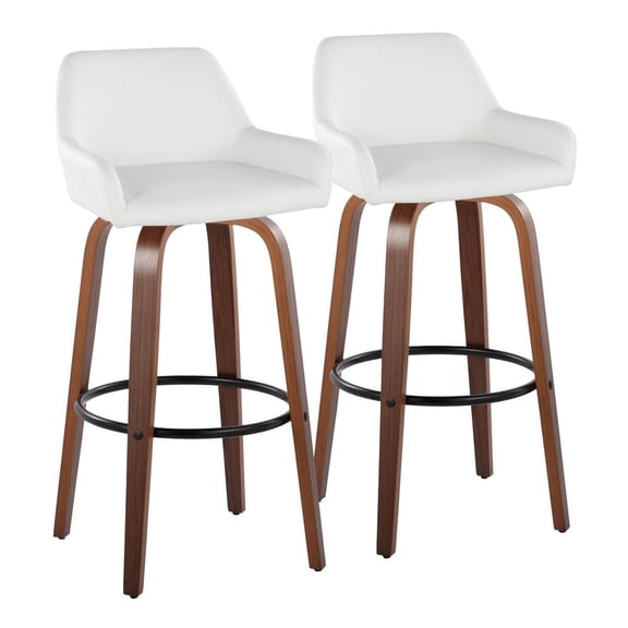 Daniella 30" Fixed-Height Bar Stool, Bar Chairs, Swivel Bar Stools, Bar Stools Set of 2